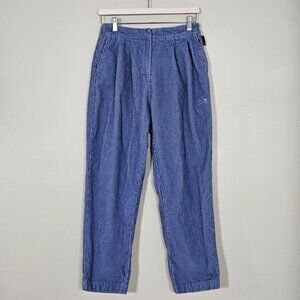 Jack Wolfskin Pants Womens S / EU36 Blue Corduroy Zip Fly Cotton Outdoor Cottage
